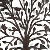 Laser Cut Round Tree Of Life w Birds Wall Art 60cm - 45-Degree Angle