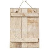 Handcrafted 'All Things Possible' Wall Art 15x3cm - Top-Down View