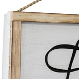 Handcrafted Family Crazy Love Framed Wall Art 30x40cm - Side View