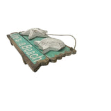 Handcrafted Life'S Beach Shells Wall Art 23cm - Side View