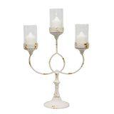 French Provincial 3-Pillar Candelabra Centerpiece 64cm