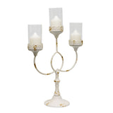 French Provincial 3-Pillar Candelabra Centerpiece 64cm - Front View