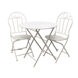 Riviera Round Table + 2 Chairs Set 94cm - Side View