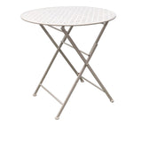 Riviera Round Table + 2 Chairs Set 94cm - Top-Down View