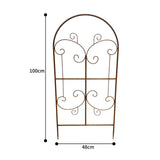 Fleur Garden Stake / Climbing Plant Trellis 100cm - Top-Down View