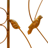 Birds Garden Stake / Climbing Plant Trellis 100cm - Top-Down View