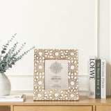 Handcrafted 6x8in 'Sunflower' Photoframe 31cm - Side View