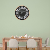 Distressed Photo Gallery Collage Wall Clock 70cm - Front View