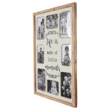 Happy Place' Wall Hanging Photo Gallery Collage 42x57cm - Front View