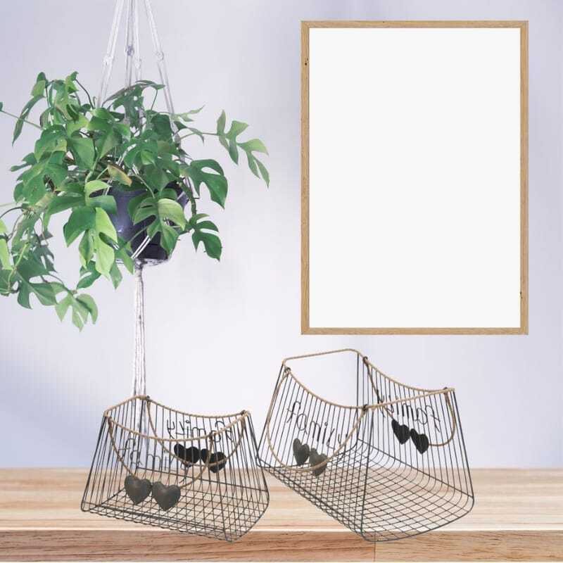 Set 2 Nested Tropea 'Family' Baskets 45x30cm
