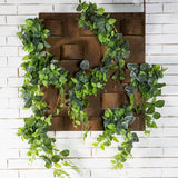 Rust 13-Planter Wallhanging - Front View