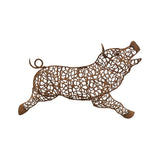 Jolly Pig Metal Wall Art 49cm