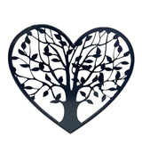 Laser Cut Tree Of Life Heart Wall Art 45x41cm