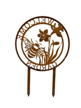 Laser Cut Dragonfly Garden Stake 53x53-80cm - Front View