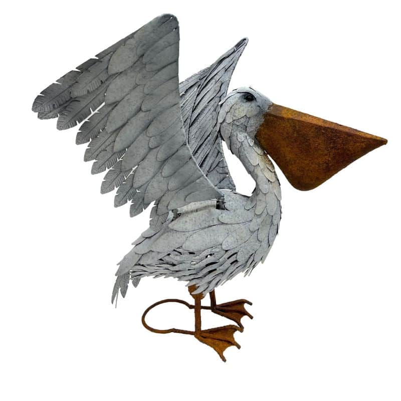 Flapping Pelican Statue 46cm