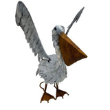 Flapping Pelican Statue 46cm - Front View