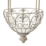 Martinique Classic Hanging Planter 20x62cm - Side View