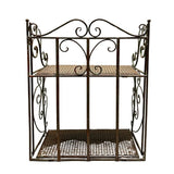 French Provincial 2 Tier Ornate Wall Shelf 60cm - Top-Down View