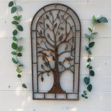 Arched Tree Of Life Wall Art 50x100cm - Front View