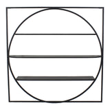 Eclipse Floating 3-Shelf Wall Hanging 80cm - Front View