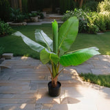 Potted Artificial Banana Tree 90cm - Front View