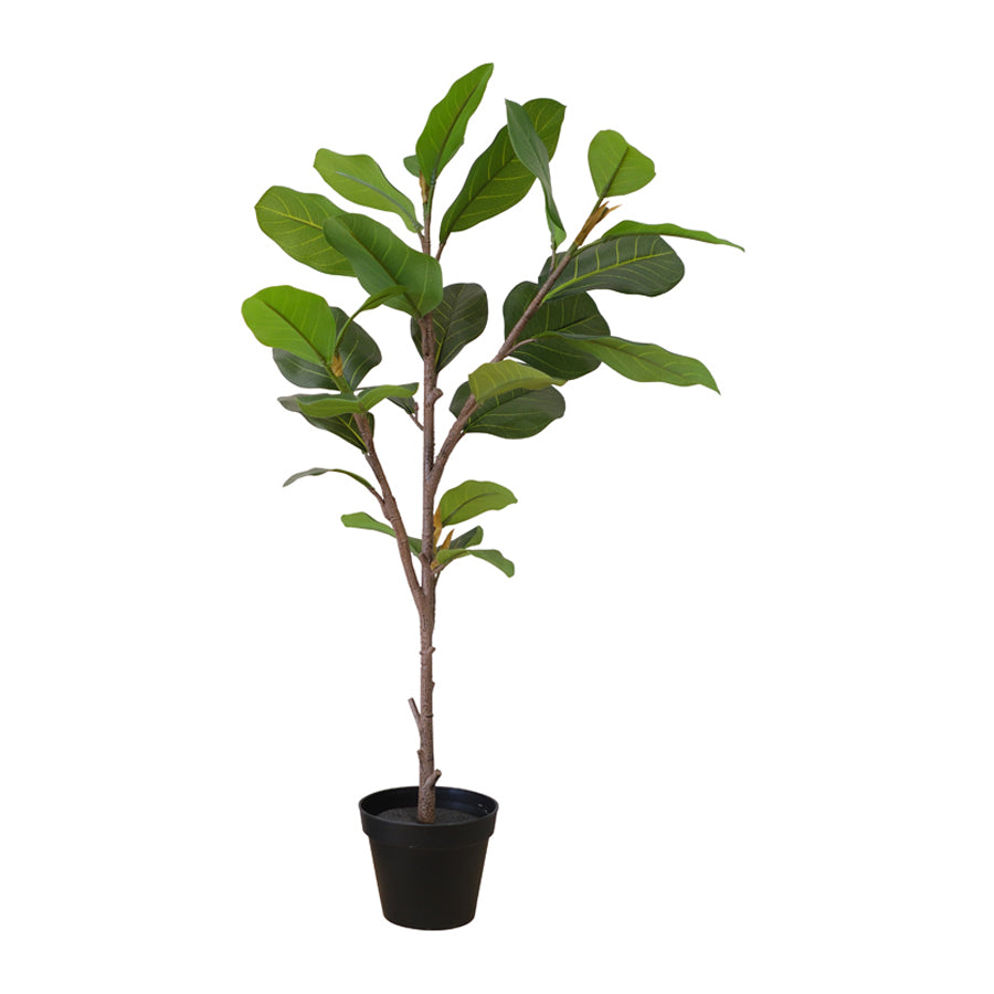 Potted Artificial Lofty Fig Ficus Tree 92cm