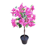 Potted Artificial Bougainvillea 66cm - Side View