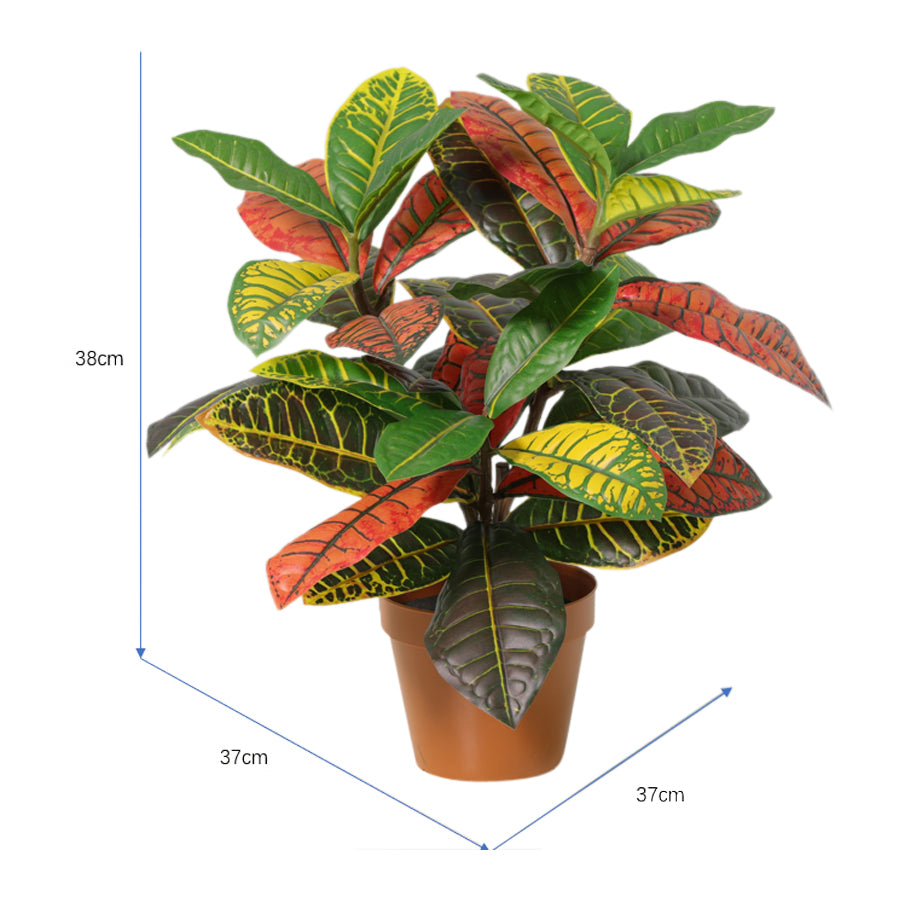 Potted Artificial Calathea 38cm