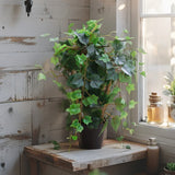 Potted Artificial Ivy Plant 43cm - Front View