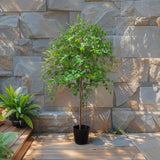 Potted Artificial Enkanthus Shrub 193cm - Front View
