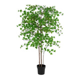 Potted Artificial Enkanthus Shrub 193cm - Side View