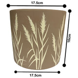 Set 3 Asst Flowergrass Design Planters w Hole + Plug 17cm - Top-Down View