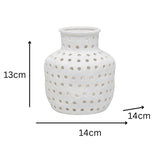 Decorative Centrepiece / Dried Flower Vase 25cm - 45-Degree Angle
