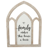 Arch 'Family Makes Home' Wall Art 46x60cm