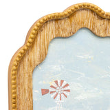 Cow + Chick Framed Wall Art 30cm - Side View