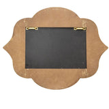 Cow W Daisies Framed Wall Art 38cm - Top-Down View