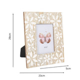 Flowers Design Photo Frame '5x7in' 29cm - 45-Degree Angle