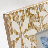 Flowers Design Photo Frame '4x4in' 18cm - Top-Down View