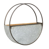 Timber Elemental Wall Planter 60cm - Top-Down View