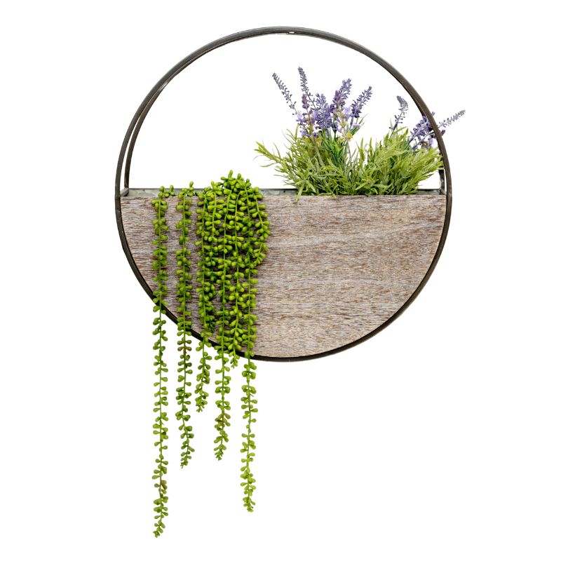 Timber Elemental Wall Planter 50cm