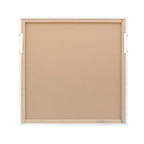 Curious Cow w Artificial Hair Framed Canvas Wall Art 60cm - Top-Down View