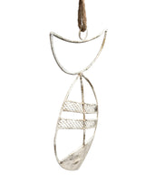 Hanging Fish Wall Decor W Rope 38cm - Front View