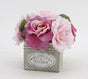 Artificial Peony Rose in Ceramic Pot 20cm