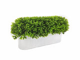 Artificial Grass in Oval Tin Pot 45cm