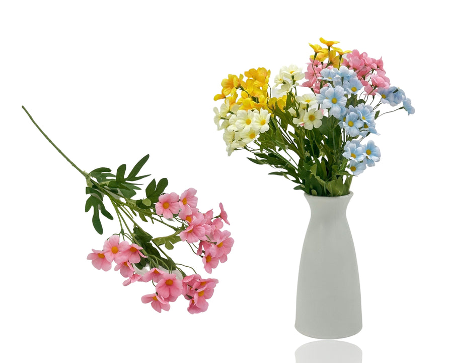 bulk 24 Artificail Flower Spray 4 Assorted 15x53cm