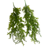 bulk 12 Artificial Hanging Green Leaves 2 Assort 84cm