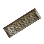Sashimi Plate 33.2cm Green Contour Glaze