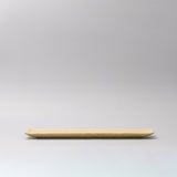 Plate Rectangular Sashimi 33cm Honey Glaze - Top-Down View