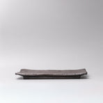 Platter Rectangular 32cm Matte Black Glaze