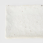 Sashimi Plate 29cm Shell White Glaze